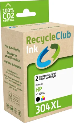 Produktbild von RecycleClub Kartusche kompatible mit HP304 XL Multipack K10415RC