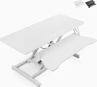 Produktbild von Höhenverstellbarer Desktop-PC-Monitorständer Jallo XL - Weiß