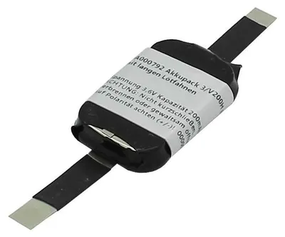 Image de Pack d'accus NiMH 3,6V 200mAh 3/V200H 045 avec longues pattes à souder