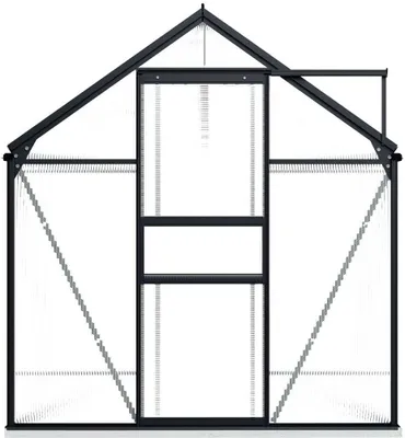 Immagine prodotto di Serra con fondazione in alluminio antracite 4,75 m²