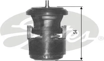 Produktbild von GATES Thermostat Kühlmittel 87°C für VW Golf IV Schrägheck (1J1) GOLF VI (5K1) Golf V Schrägheck (1K1) POLO (9N) Polo Schrägheck (6R1, 6C1)