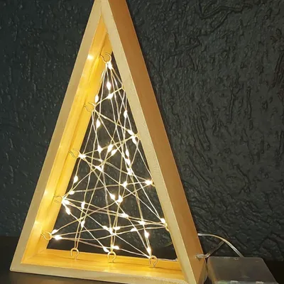 Produktbild von FHS Holztanne 50 LED 6/18T   21,5 x 5,5 x 30 cm