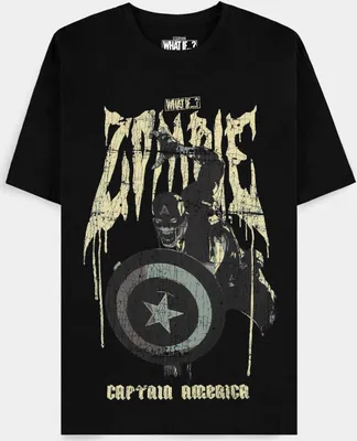Produktbild von Captain America T-Shirt Herren Zombified schwarz XL