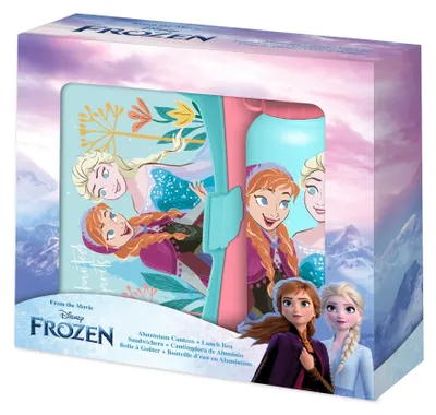 Obrázok produktu pre Zestaw bidon aluminiowy i śniadaniówka Frozen FR50009