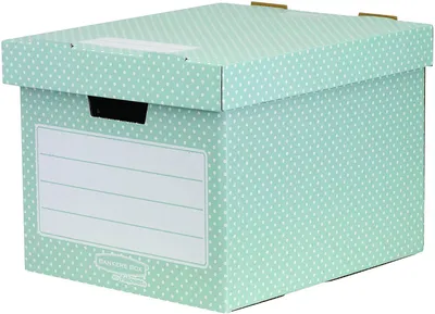 Produktbild von Bankers Box Style Series Aufbewahrungsbox aus 100% recyceltem Karton, 4-er Pack,