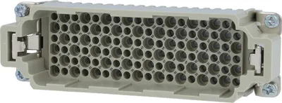 Image de HARTING Han 108DD Insert mâle (M) Connecteur à sertir, 108 pôles + PE 250 V, 10 A - 1 pièce