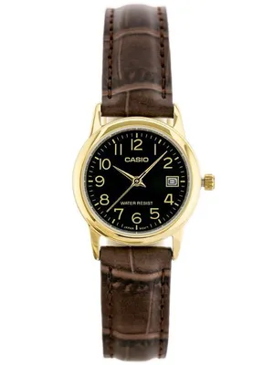 Produktbild von Casio LTP-V002GL-1B, Leder, Mineral, SR626SW, 3 Jahr(e), 31 mm, 25 mm