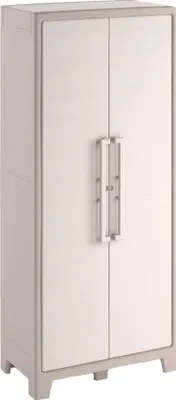 Immagine prodotto di Dmora Armadio da Esterno Grimsby 44x80x182h cm Marrone Sabbia, Apertura Battente Un'anta  Italy