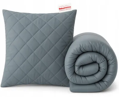 Obrázok produktu pre Strefa Spania Celoročná súprava perina 220x200 vankúš 70x80 sivá hrejivá