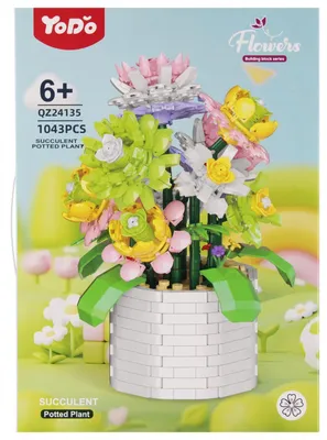 Image de Blocs de construction « Fleurs » – 1043 pièces