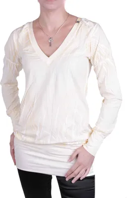Produktbild von Diesel Damen Shirt Langarm Longshirt Batic Fayma Gelb Gr. XXS-L #4