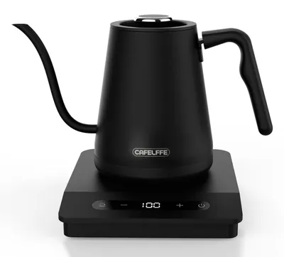 Elektrischer Wasserkocher Schwanenhals 0,8 l 1500 W schwarz