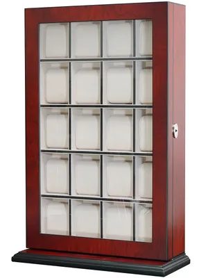 Produktbild von Rothenschild Uhrenvitrine RS-1135-20BU für 20 Uhren bubinga