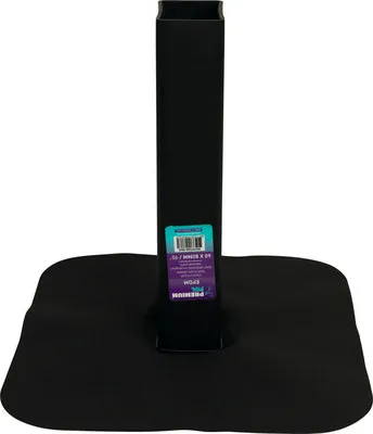 Produktbild von PREMIUMFOL® EPDM Dachablauf/Regenabfluss 90° für Flachdach rechteckig schwarz 60 mm x 80 mm