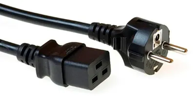 Immagine prodotto di ACT AK5411 Cavo di alimentazione nero 1,5 m accoppiatore CEE7/7 C19 (AK5411)