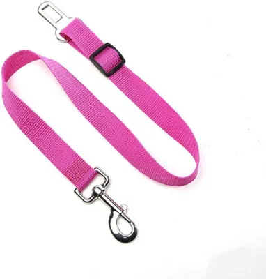 Imagen del producto de Arnés para perro, ajustable, de nylon, 70 cm, color rosa, para mayor seguridad