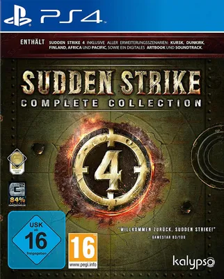Produktbild von Kalypso Sudden Strike 4 - Complete Collection, PlayStation 4, T (Jugendliche), Physische Medien