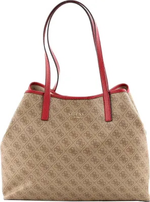 Produktbild von Guess Vikky Frauen 4G Logo Druck Synthetik Tote Tasche Braun – Einheitsgröße / Braun