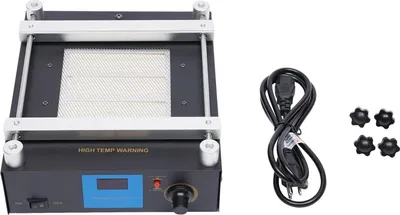 Obrázek produktu pro YIHUA 853A, infračervený předehřívač BGA a elektronická topná deska, přepracovací stanice, 110/220V 450W, černá barva