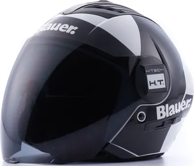 Produktbild von Blauer Real HT Graphic A Jethelm, weiß/schwarz, XS (52/54)