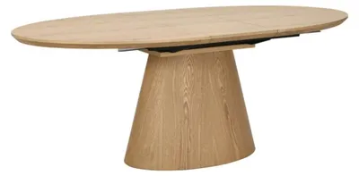 Produktbild von Esstisch LUMEA – Oval ausziehbar 160 bis 200 cm – Holzoptik – Rustikaler Stil