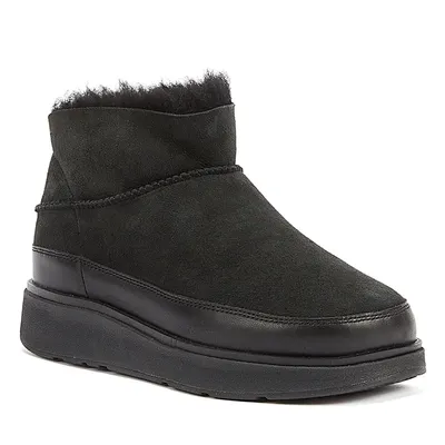 Produktbild von FitFlop Gen FF Frauen Ultra M i Doppelte Gesicht Schafsfell Stiefel Schwarz – 5 Großbritannien - 38 EU - 7 US / Schwarz