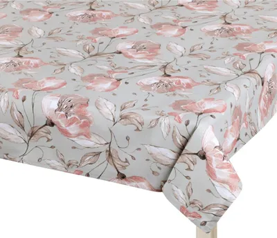 Obrázok produktu pre Obrus ADÉLA – 100 x 100 cm – lososová, sivá