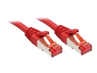 Produktbild von Lindy 47732, 1 m, Cat6, S/FTP (S-STP), RJ-45, RJ-45, Rot