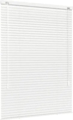 Produktbild von JALOUSIESCOUT LightLess Aluminium-Jalousie, 25 mm, verdunkelnd, 60 x 130 cm, weiß glänzend ohne Bohren, für Fenster & Türen, blackout, Energieeffizient & schallreduzierend, Blicken und Blendlicht