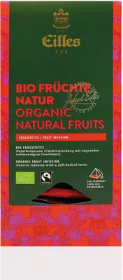 Produktbild von EILLES World Luxury Selection Früchte Natur 20 x 4g, Fairtrade einzeln kuvertierter Früchte-Tee