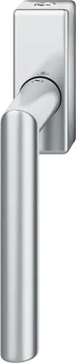 Produktbild von FSB Fenstergriff 34 1076 abschließbar eckige Rosette, Edelstahl matt