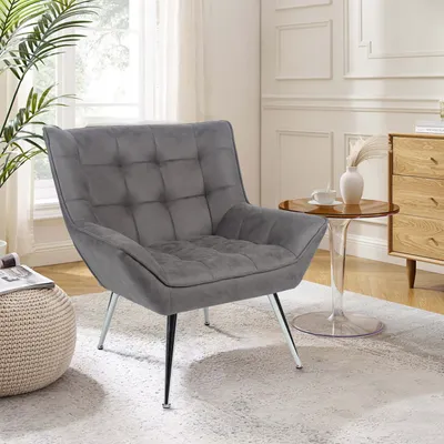 Produktbild von Happy Home Happy Home XXL Sessel Ohrensessel HWP65-GRA grau