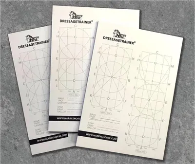 Produktbild von Harry´s Horse Notizbuch Für Dressurtrainer 10 Einheiten Durchsichtig  Durchsichtig One Size