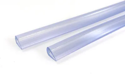 Immagine prodotto di 2 paracolpi flessibili per porte 45 cm trasparenti - Carlinéa
