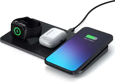 Produktbild von Satechi Trio Wireless Charging Pad black