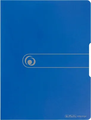 Produktbild von Sichtbuch PP A4 20 Hüllen blau opak to go Packung mit 10 Stück