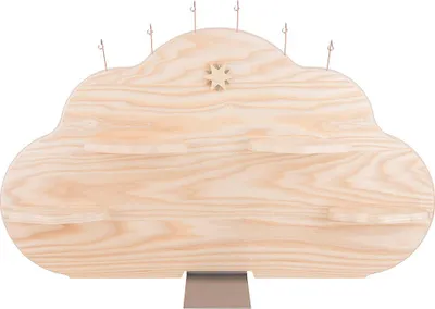 Produktbild von Wolkenrückwand für Engelwolke, natur (57x36cm) von Blank Kunsthandwerk