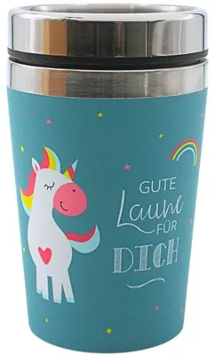 Produktbild von Dekohelden24 Thermobecher/Becher to go, Kaffeebecher, Isolierbecher, Reisebecher