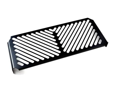 Produktbild von ZIEGER Kühlerabdeckung kompatibel mit Suzuki SV 650 N | S Clean schwarz