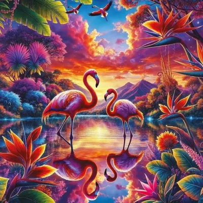 Obrázok produktu pre KUNSTPUZZLE, puzzle "Streľce" (Flamingos), 2000 dielikov