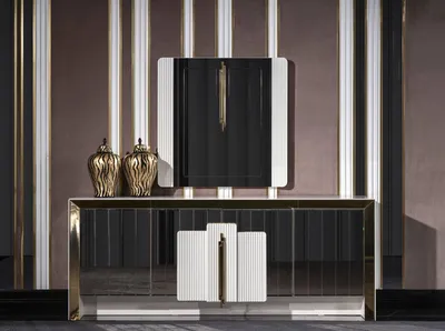Immagine prodotto di Cassettiera bianca credenza di alta qualità mobile in legno credenza