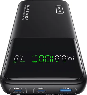 Immagine prodotto di INUI Power Bank 27000mAh 140W Power Bank USB C Ingresso e uscita Telefono Laptop