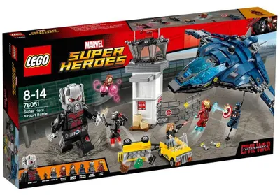 Produktbild von LEGO® Marvel SH. Superhelden-Einsatz am Flugh. (76051) Lego Spielwaren GmbH