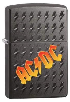 Obrázek produktu pro Zippo zapalova? AC/DC Multi Flash šedý benzínový v?truodolný Signature Gloss
