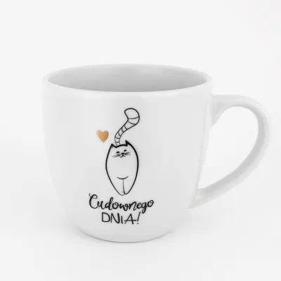 Zdjęcie produktu dla Kubek 300 ml - Cudownego dnia KOTEK
