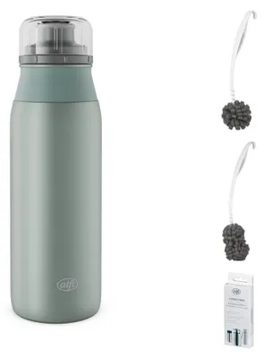 Obrázok produktu pre alfi ELEMENT BOTTLE – fľaša na pitie, výhodná sada s čistiacej kefy CLEAN FIX 30 cm