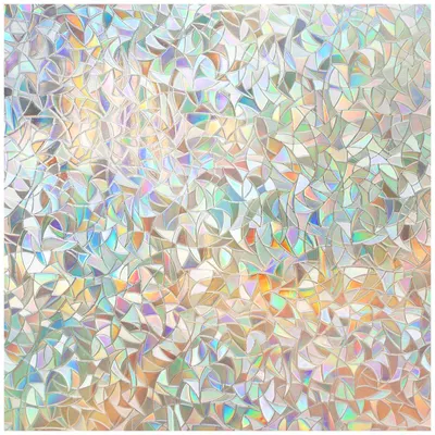 Regenbogen Fensterfolie 44,5x200 cm, statisch, UV-Schutz, dekorativ