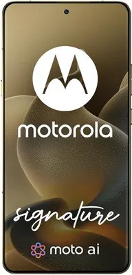Produktbild von Motorola signature , 17,2 cm (6.78"), 16 GB, 512 GB, 50 MP, Android 16.0, Gold
