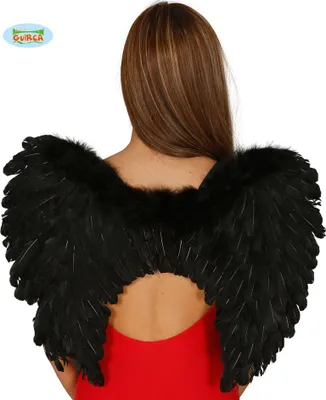 Produktbild von Fallen Angel Black Devil Rabenflügel 55x42cm
