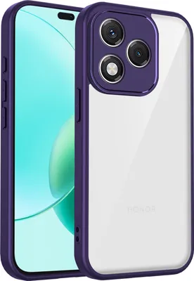 Immagine prodotto di Custodia per Honor 400 Lite cover posteriore trasparente con cornice in TPU, antiurto Viola